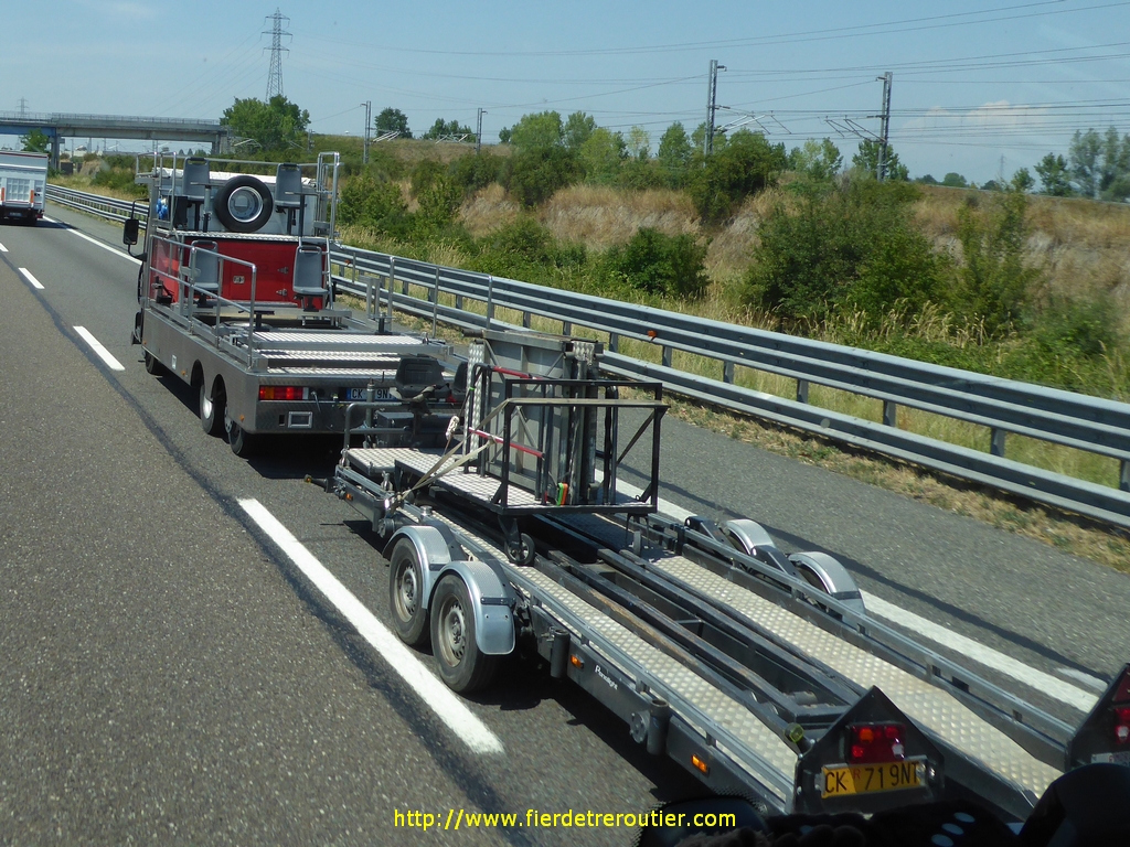 Arrières  de camions